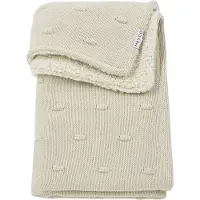 Meyco Baby Knots Teddy 75x100 Cm Minicrib Blanket Beige Enfants