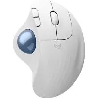 Logitech ERGO M575S Souris Trackball Sans Fil Blanc