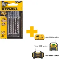 DeWalt DT2209 XPC Lames pour scie sauteuse - 100mm (5pce.)