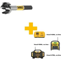 DeWalt Mèches à bois rapides , bois dur et tendre - Ø 25 - 117 mm, extra-tranchantes Dimensions:41 mm