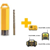 DeWalt Dt5560-qz Metal Drill Bit 11.5 Mm 10 Units Doré