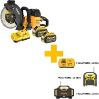 DeWalt Découpeuse XR FV 54V 3Ah Li-Ion Brushless 230 mm - DCS691X2-QW