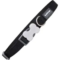 Red Dingo Collier Red Dingo 20-32 Cm 12mm Noir