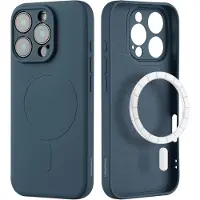 IMoshion Coque Couleur avec MagSafe Apple iPhone 16 Pro Max - Bleu foncé