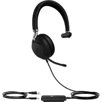 Yealink Uh38 Mono Usb-a Monaural Headphone Noir