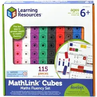 Learning Resources Mathlink Cubes Maths Fluency Set