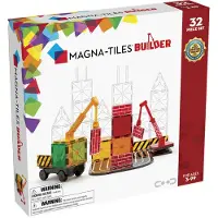 Magna-Tiles Ensemble d'aimants - 32 Parties - Constructeur - - UneTaille - Jouets Magnétiques