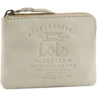 Lois - Porte Monnaie Homme Cuir Souple Petit Format - Petit Porte Monnaie Homme - Bourse Porte Monnaie Multi Rangements Anti RFID. Porte Carte Cuir., Beige