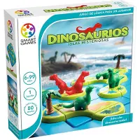 SmartGames Dinosaures : îles mystérieuses | Puzzle 6 Ans ou Plus | Jeux de société pour Enfants | Jeux éducatifs 6 Ans ou Plus | Cadeau Enfant 6 Ans | 80 défis