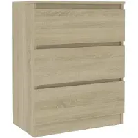 vidaXL Sideboard chêne Sonoma 60x35x76 cm bois composite
