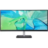 Acer CB343CUR computer monitor 86.4 cm (34") 3440 x 1440 pixels UltraWide Quad HD LED Black, Silver