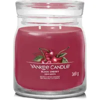 Yankee candle Black Cherry bougie parfumée Signature 368 g