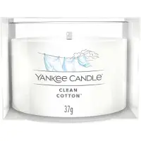 Yankee candle Clean Cotton bougie votive glass 37 g