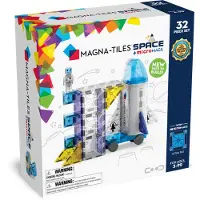 Magna-Tiles Jeu d'aimants - 32 Parties - Space + MicroMAGS - - UneTaille - Jouets Magnétiques