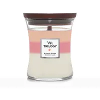 Woodwick Trilogy Blooming Orchard bougie parfumée 275 g