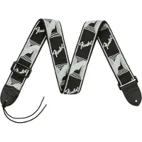 Fender Black Grey and Dark Grey Mono Strap