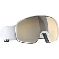 SCOTT - Masque de ski photochromique - Sphere OTG LS Mineral White AMP LS Bronze Chrome S1-3 - Blanc