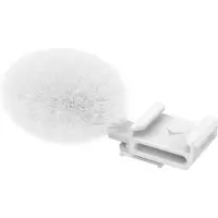 SmallRig 4734 Adaptateur Cold Shoe avec pare-brise poilu (blanc) pour les caméras Sony de la série ZV
