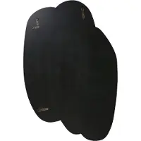 Beliani Miroir PANNES Bleu clair