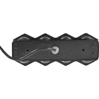 Beliani LED Applique murale d'extérieur Lot de 2 Noir Aluminium et verre 8 flammes Rectangulaire 21 cm Externe Design moderne Jardin Terrasse