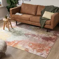 FRAAI Tapis moderne - Sarge Pastel | 140x200 cm | Rectangulaire | Tissage plat