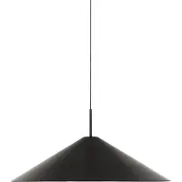 New Works Suspension , Brolly, dimmable, Noir, Salon / séjour, Aluminium, Design