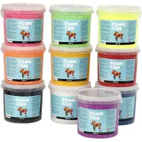 Creativ Company Argile Mousse Assortie 10 X 560 G