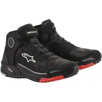Alpinestars Chaussures De Moto CR-X Drystar Black Camo Red