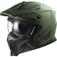 LS2 OF606 Drifter Solid Mat Military Vert 06 Casque Multi Taille XS