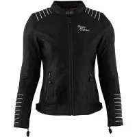 Rusty Stitches Amanda Veste en cuir de moto pour dames
