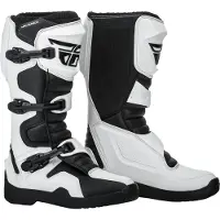 FLY Racing Maverik Blanc Noir Bottes Taille US 7