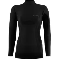 Lenz Sous maillot manches longues à col tortue femme Merino 6.0