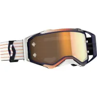 SCOTT Prospect Amplifier Off-road Goggles With Roll-off System Blanc Gold Chrome Works/CAT2