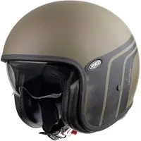 Premier Vintage Evo BTR, casque ouvert ,Mat Vert Foncé/Noir ,XS