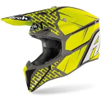 Airoh Wraap Idol Jaune Gris Casque Cross Taille S