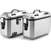 Givi Trekker 36 Dolomiti LOT VALISES MONOKEY ALU argent