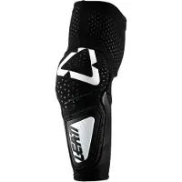 Leatt 3DF Hybrid Protège-coudes Noir Blanc Taille 2XL