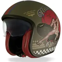 Premier Vintage Pin Up Casque jet