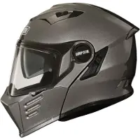 Simpson Darksome Gunmetal Casque Modulable Taille L