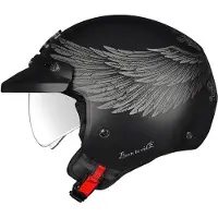 NEXX Y.10 Eagle Rider Casque Jet Mat/Noir L unisex