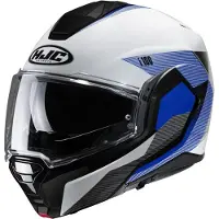 HJC i100 Beston MC2 Casque Modulable Blanc/Bleu/Noir XS unisex