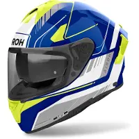 Airoh Spark 2 Chrono Casque Intégral Bleu/Jaune XS unisex