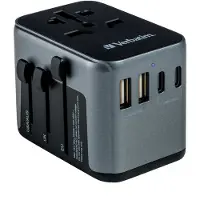 Verbatim Uta-03 Laptop Charger 30w Argenté