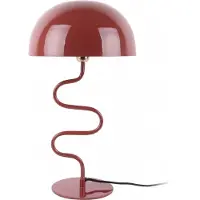 Present Time Tafellamp Twist - Metaal - Rood - 31x54x31 cm (BxHxD) - Ocre rouge - E27/15W (E27)