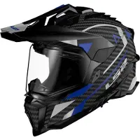 LS2 Helmets LS2 Explorer MX701 Spire casque enduro noir-titane-rouge : XS (53/54)