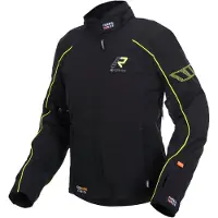 Rukka Comforina GTX Ladies Black Yellow Motorcycle Textile Jacket Taille 46