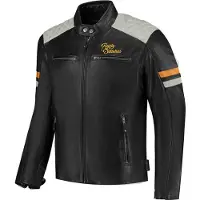 Rusty Stitches Jari V2 Blouson en cuir de moto