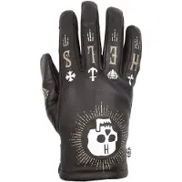 Helstons Gants En Cuir Pour Femme Grafic Hiver
