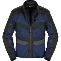 Spidi Veste textile RW H2Out pour moto, noir/bleu, 4XL