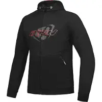 Ixon Touchdown Noir Rouge Blouson Moto Textile Taille XL